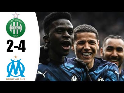 Saint-Etienne vs Marseille 2-4 Résumé | Ligue 1 Uber Eats - 2022