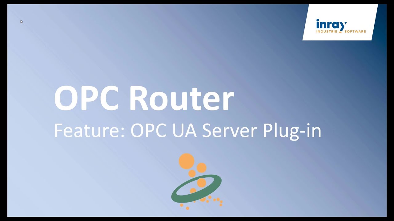 Video tutorial for the OPC UA Server Plug-in