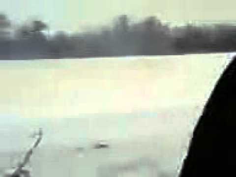 Blown up bowling ball