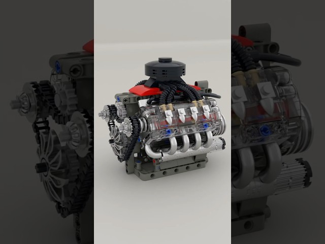 Vídeo relacionado con Mould King 10171 Technik V8 Engine Kit Block Engine Lsx454 V - 8 Engine Kit Block Car Truck Fan Gasoline Engine Model (487 Piezas)