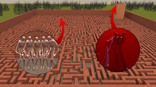 SCP-096 VS CATNAP! In Garry's Mod