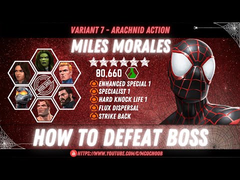 How to defeat Boss - Variant 7 - Miles Morales - Arachnid Action - Chapter 3.2