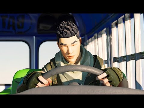 If the Bus Driver fell Asleep on the Battle Bus! (Fortnite Animation)