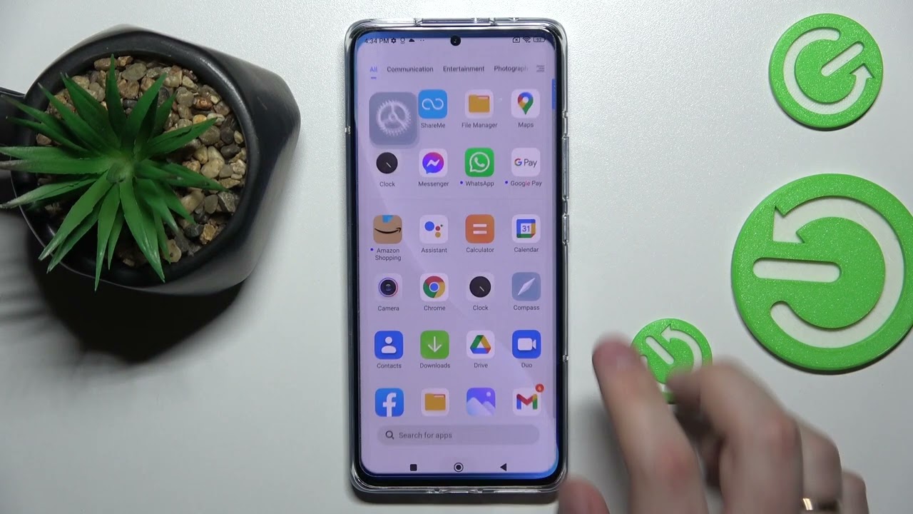 How do I enable biometrics on Android?