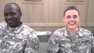 Jesse McCartney- First day of filming Army Wives 