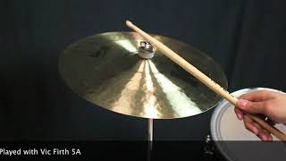 Video thumbnail for Zildjian 16" K Dark Thin Crash by The Drum Shop - Portland, Maine