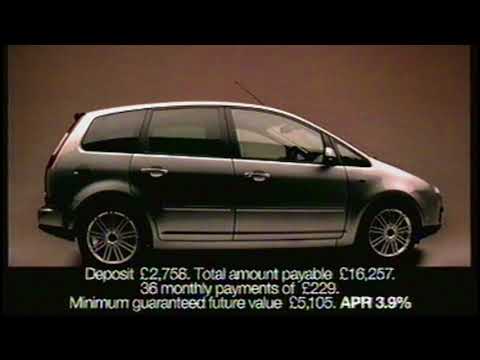 Ford focus c-max 2004 TV ad