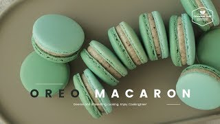 오레오 마카롱 만들기, 스위스 머랭 마카롱 : Swiss meringue Oreo Macaron Recipe - Cooking tree 쿠킹트리*Cooking ASMR