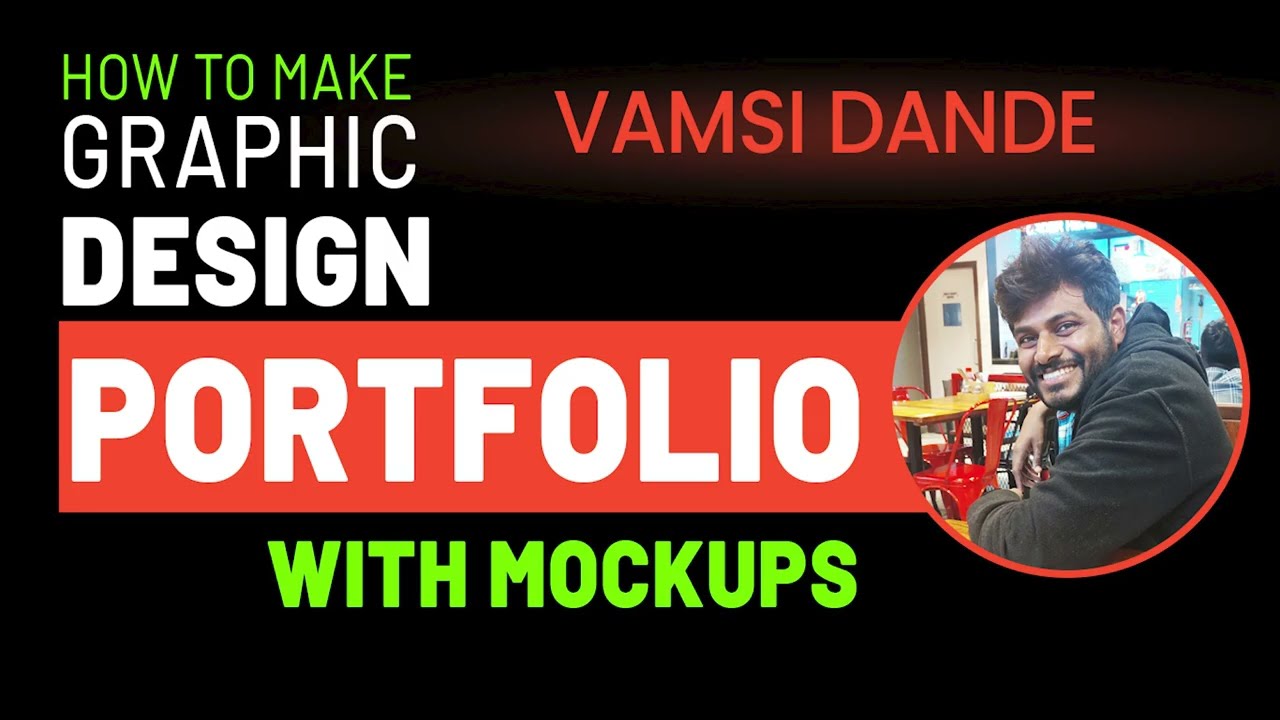 How to create Graphic Design Portfolio on Behance with Mockups  by Vamsi Dande | Grafix Vidya