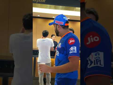 Rohit departs for 1000th IPL Match at Wankhede | Mumbai Indians