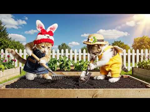 Adorable Kittens Growing Vegetables 🐱🌱 | Cutest Garden Ever!