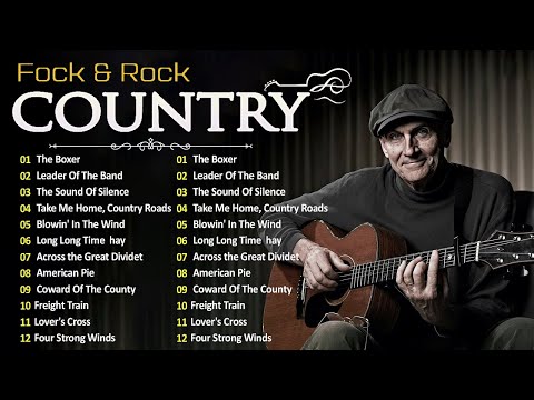 Neil Young, James Taylor, Simon & Garfunkel, J. Denver, Bob Dylan 🎶 Folk & Country Music 70s 80s