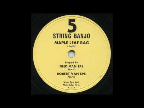 Banjoist Fred Van Eps plays Maple Leaf Rag - in 1950!