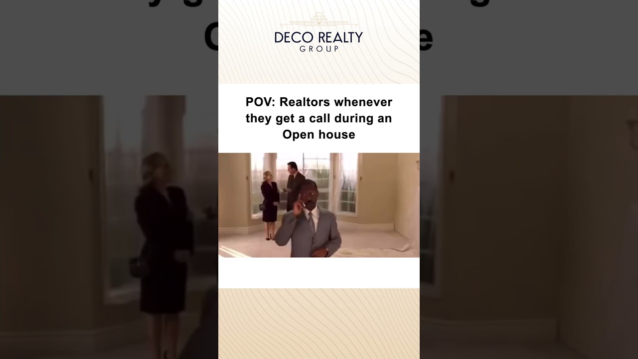 📞 That moment when your phone rings mid–open house…