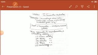 Class X- Economics - Chapter 1 - Productive Mechanism- Part 1. St Mary's convent school