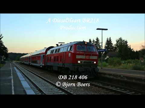 Tribute to DB 218 406-7 [Damals als Ulmer lok]