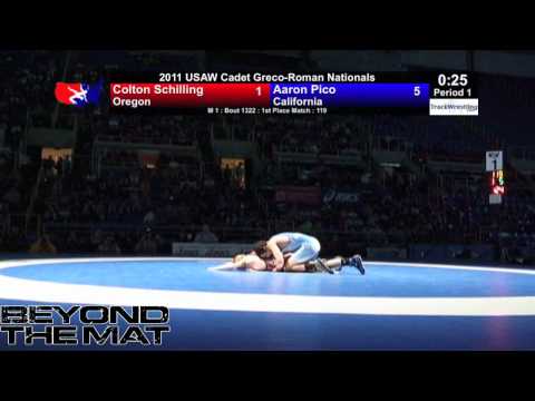 Cadet Greco Final 119 - Aaron Pico (CA) vs. Colton Schilling (OR)