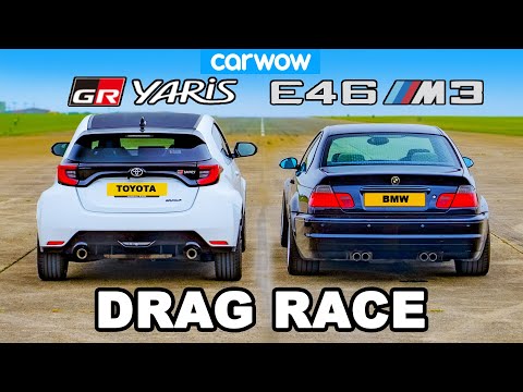 BMW E46 M3 v Toyota GR Yaris: DRAG RACE