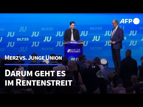 Merz vs. Junge Union: Darum geht es im Rentenstreit | AFP