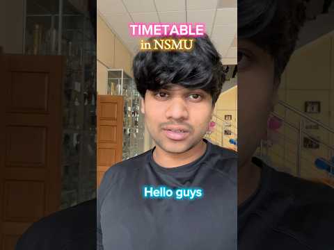 How to check timetable in NSMU.🧑🏻‍🎓 #russiavlog #viral #shortsfeed #teluguvlogs #nsmu#mbbsabroad