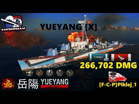Yueyang Chiński niszczyciel tier X World of warships (wows)