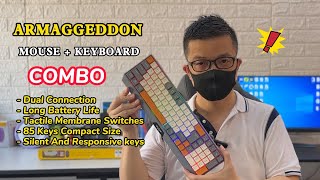 Keyboard Gaming Murah Armaggeddon MM 852R Dual Mode Wireless Keyboard Mouse Combo