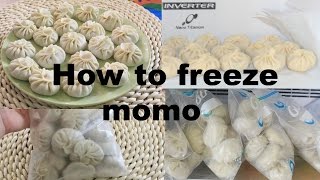 How to freeze/store momo nepalifood nepalistyle