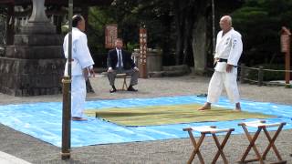 preview picture of video 'Karate at Izumi Shrine, Suizenji Park'