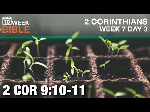 Increase Your Seed | 2 Corinthians 9:10-11 | Week 7 Day 3 Study of 2 Corinthians