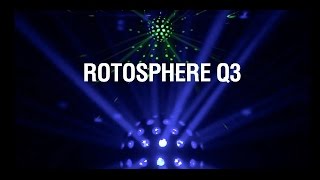 Video thumbnail for Chauvet DJ Rotosphere Q3 High-Power LED Mirror Ball Simulator by idjnow