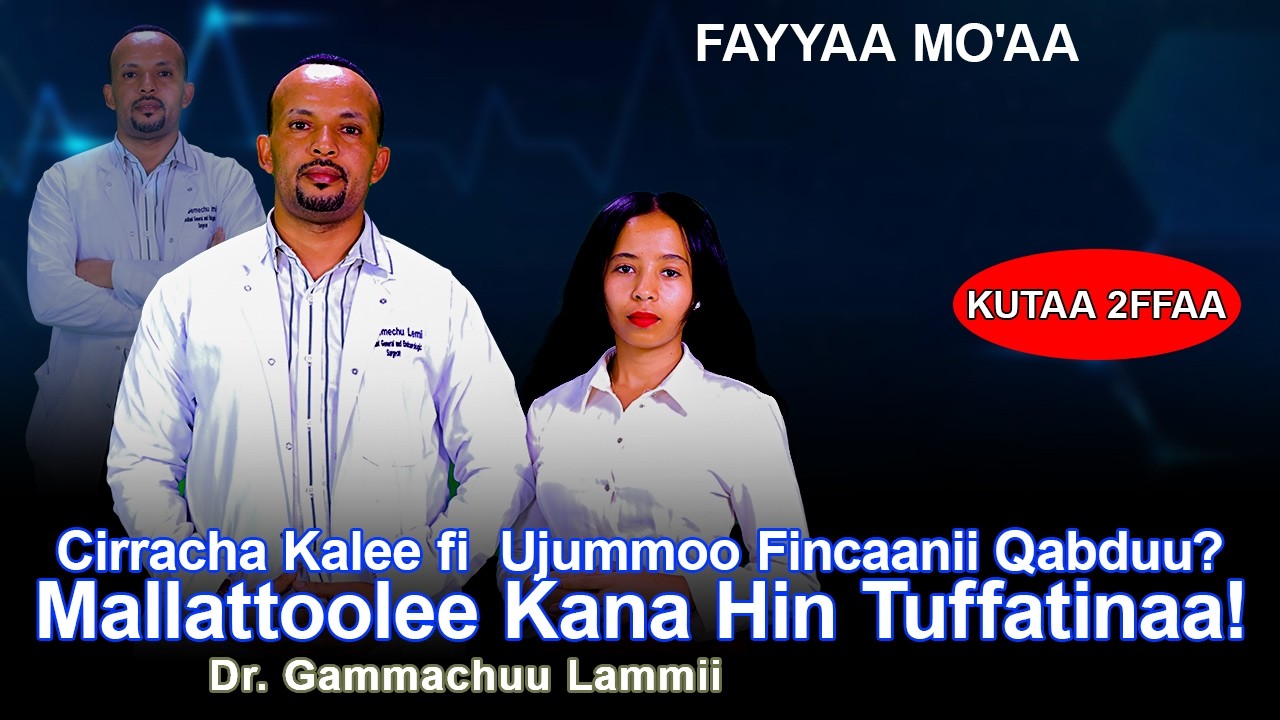 Cirracha Kalee fi Ujummoo Fincaanii Qabduu? Mallattoolee Kana Hin Tuffatinaa! Dr. Gammachuu Lammii.