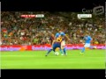 Cavani amazing overhead kick disallowed, Barcelona vs Napoli (22/8/11)