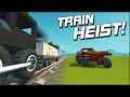 Train Heist Multiplayer Survival Challenge! (Scrap Mechanic Gameplay)