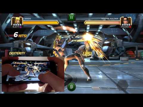 MCOC basics. 5 hit combos, chained with specials. The timing.
