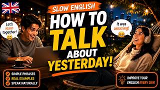 📚 Learn the Past Tense in English | Easy English Podcast with Real-Life Examples