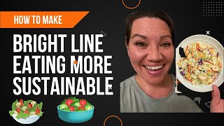 Make your salads YUMMY! Tip of the day & progress report on Bright Line Eating