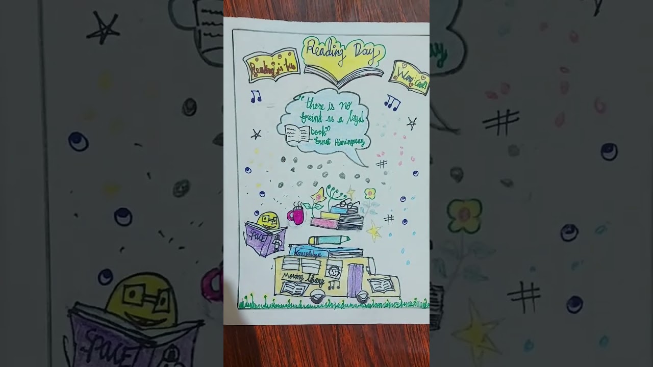 Reading Day poster making