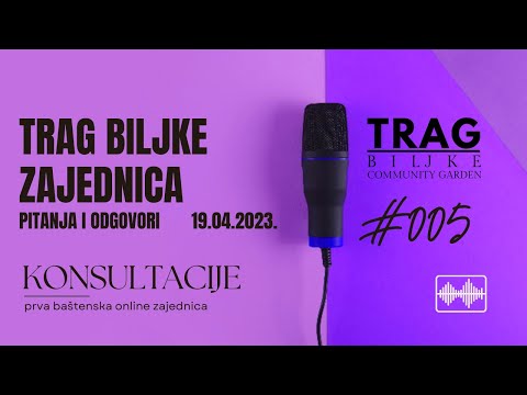 PITANJA I ODGOVORI #005 - TRAG BILJKE ZAJEDNICA
