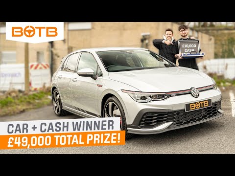 Barber SPEECHLESS As He Wins NEW VW Clubsport + £10,000! | BOTB Car Competition Winner!