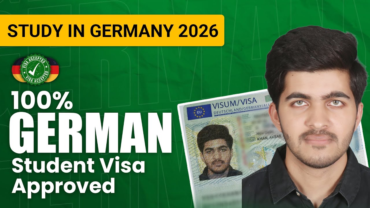 Finally! My German Visa Approved|Study in Germany Complete Process 2026| 💯Study in Germany Visa