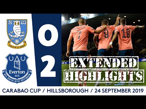 EXTENDED CARABAO CUP HIGHLIGHTS: SHEFF WED 0-2 EVERTON