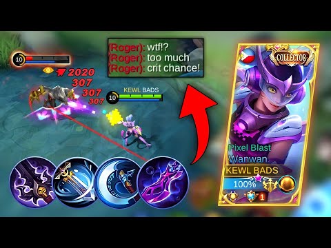 TOP 1 SUPREME WANWAN CRIT + ATTACK SPEED BUILD! - MLBB
