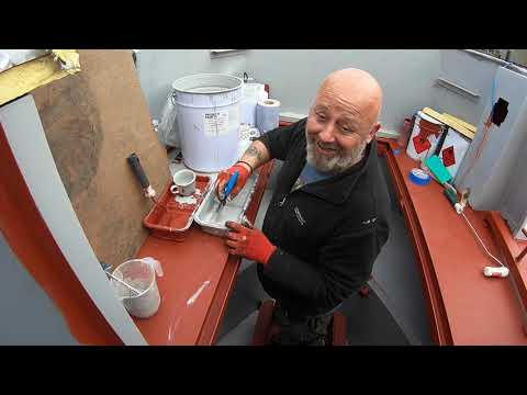 Vlog 37, Narrowboat fit out - PAINTING THE ENGINE BAY