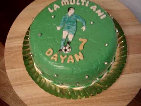 Footballer Cake for Dayan