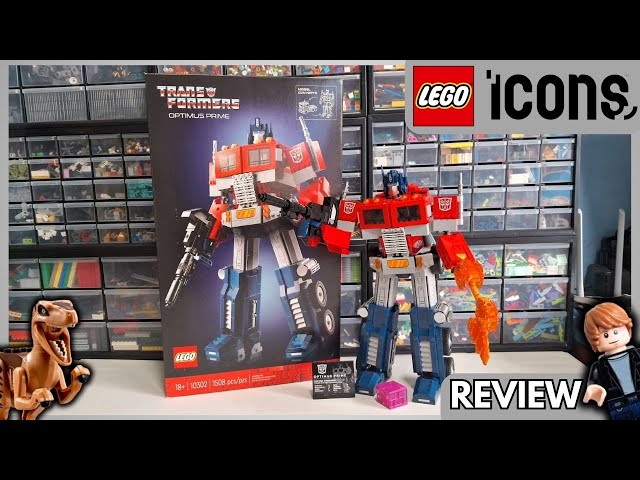 Vídeo relacionado con LEGO Icons Optimus Prime, Maqueta para Construir para Adultos, Modelo 2-en-1 Transformers, Robot y Camión, Idea de Regalo para Hombres y Mujeres 10302