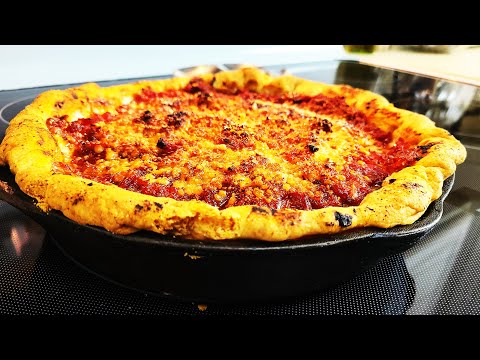 Chicago Style Deep Dish Sausage Pizza - Gino's East...