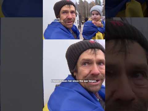 Families reunite after months without food in occupied Ukrainian town