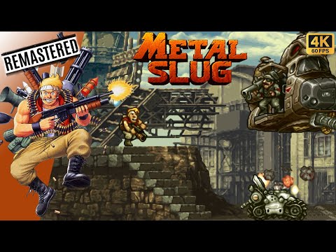 Metal Slug Longplay (Arcade) [4K/Remastered/60FPS/Frame Interpolation]