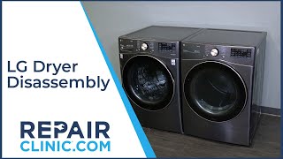Disassembly - LG Electric Dryer (Model DLEX4000B)
