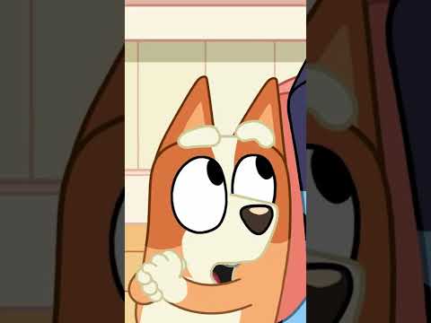 Can Mum and Dad smoochie kiss? #shorts | Bluey